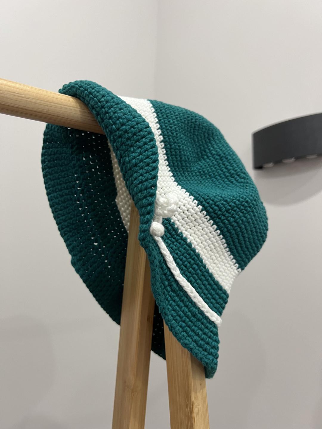 Handmade (ручная работа) Вязаная панамка — фото 2