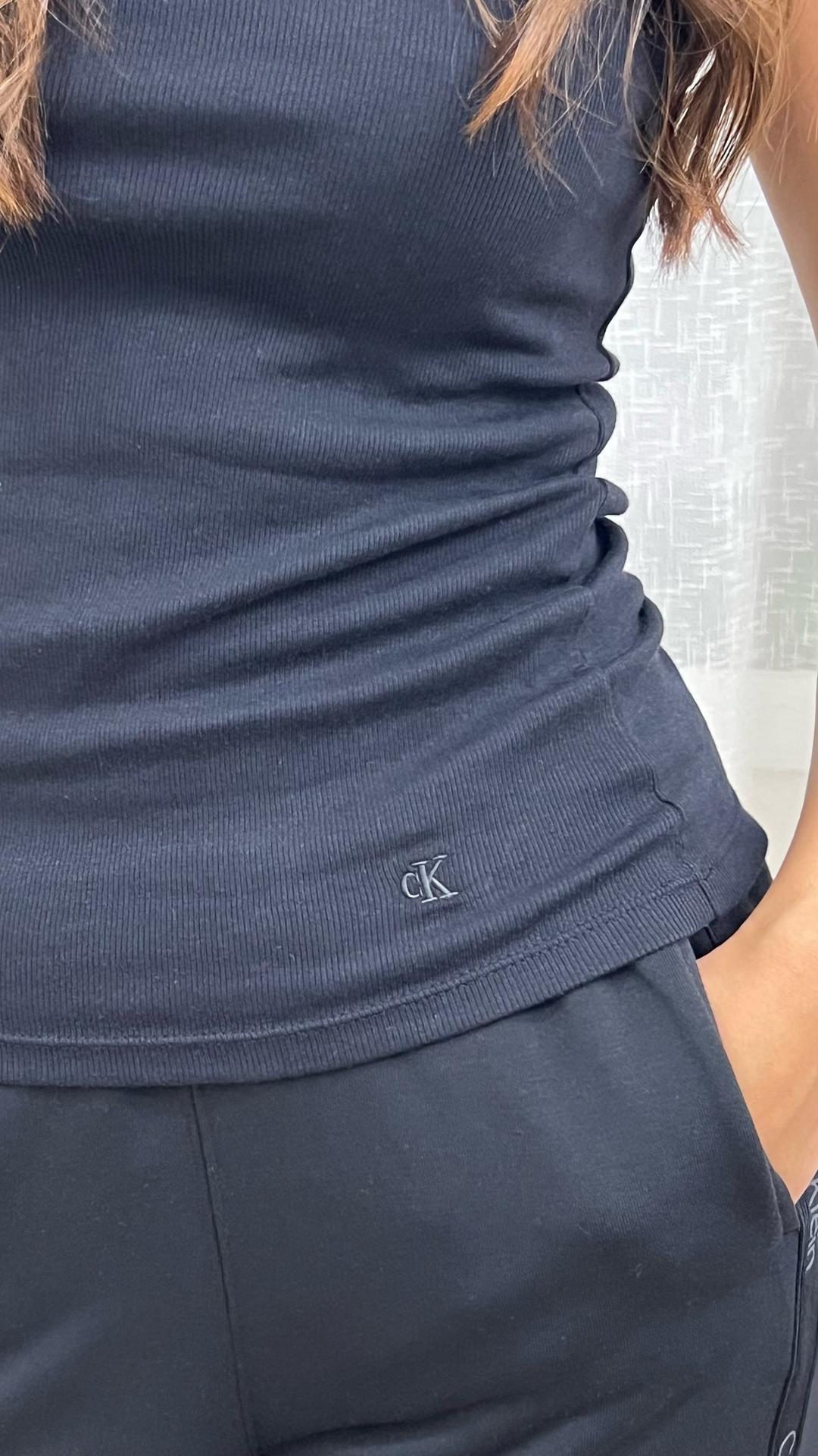 Calvin Klein Топ Calvin Klein оригинал черная — фото 2
