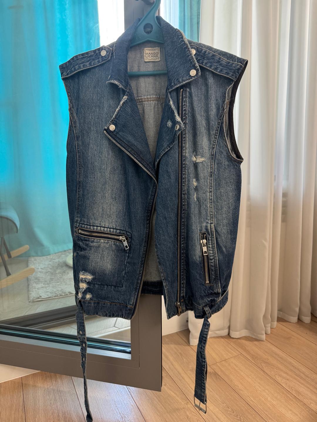 Mango Джинсовая жилетка MANGO JEANS — фото 2