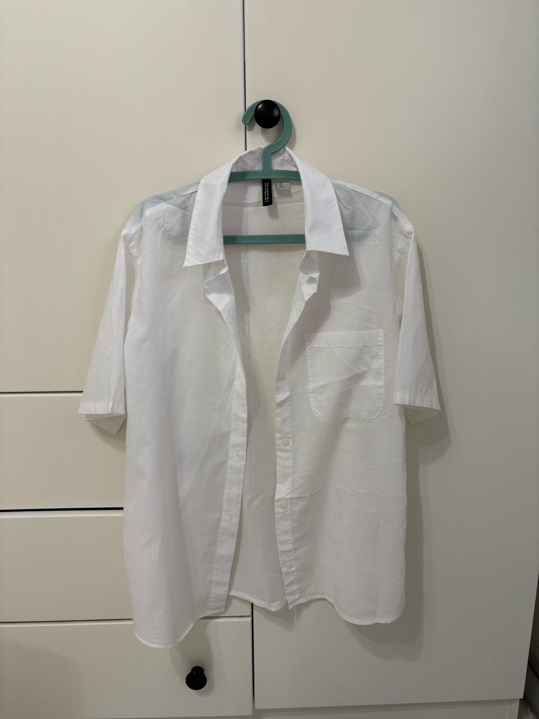 H&M Белая рубашка H&M DIVIDED — фото 2