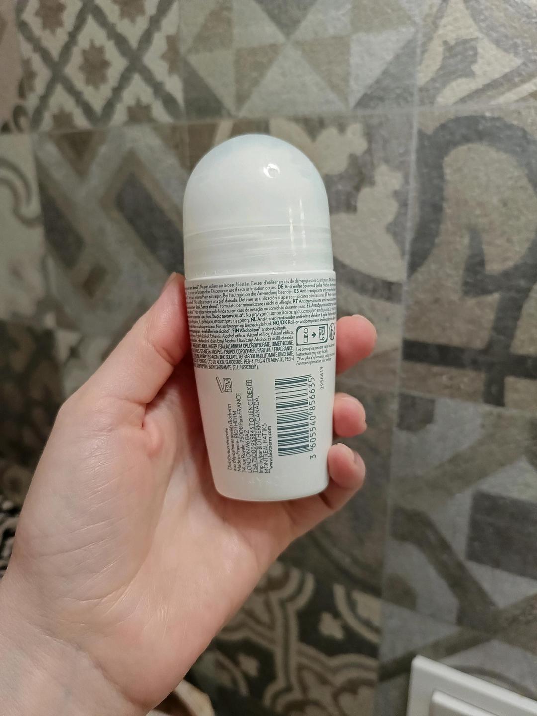 Biotherm Biotherm Deo Pure Invisible дезодорант-антиперспирант роликовый 75 мл — фото 2