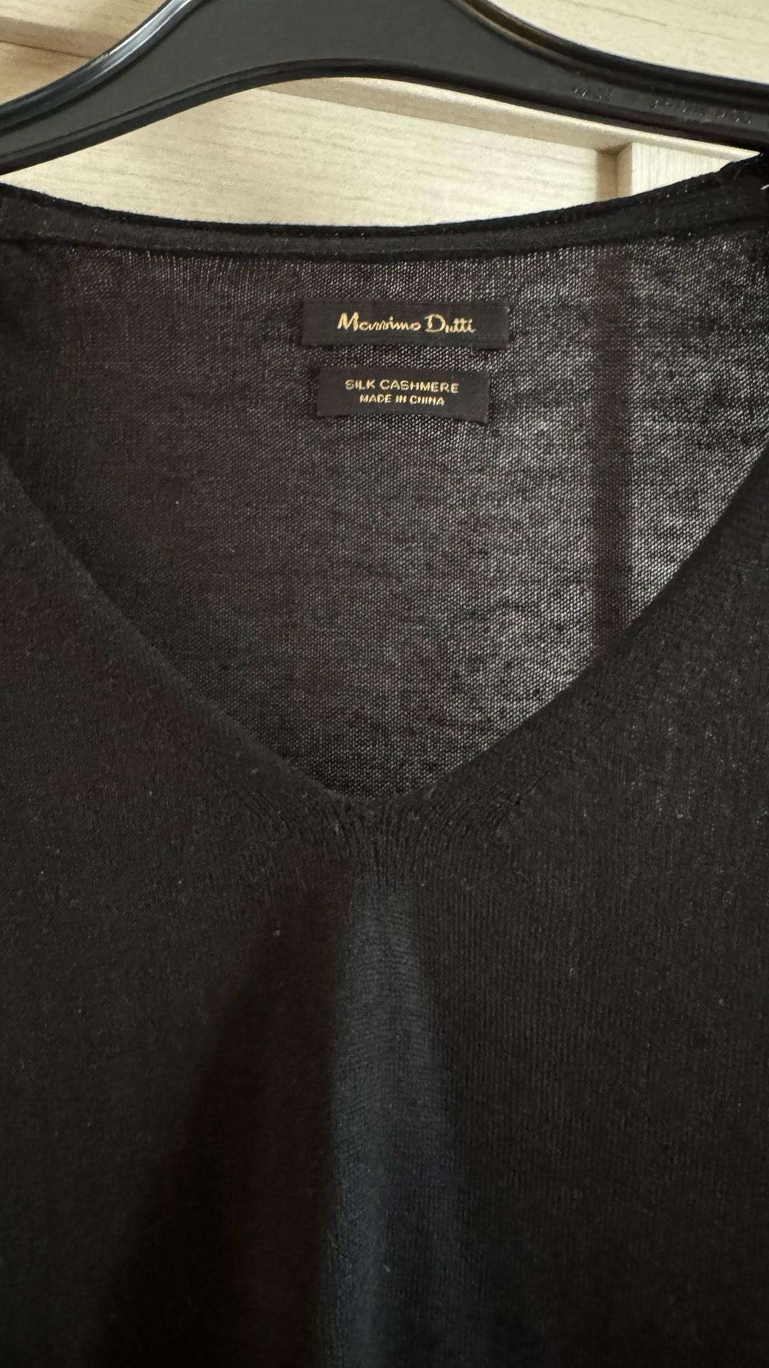 Massimo Dutti Свитер тонкий Massimo Dutti шелк и кашемир — фото 2