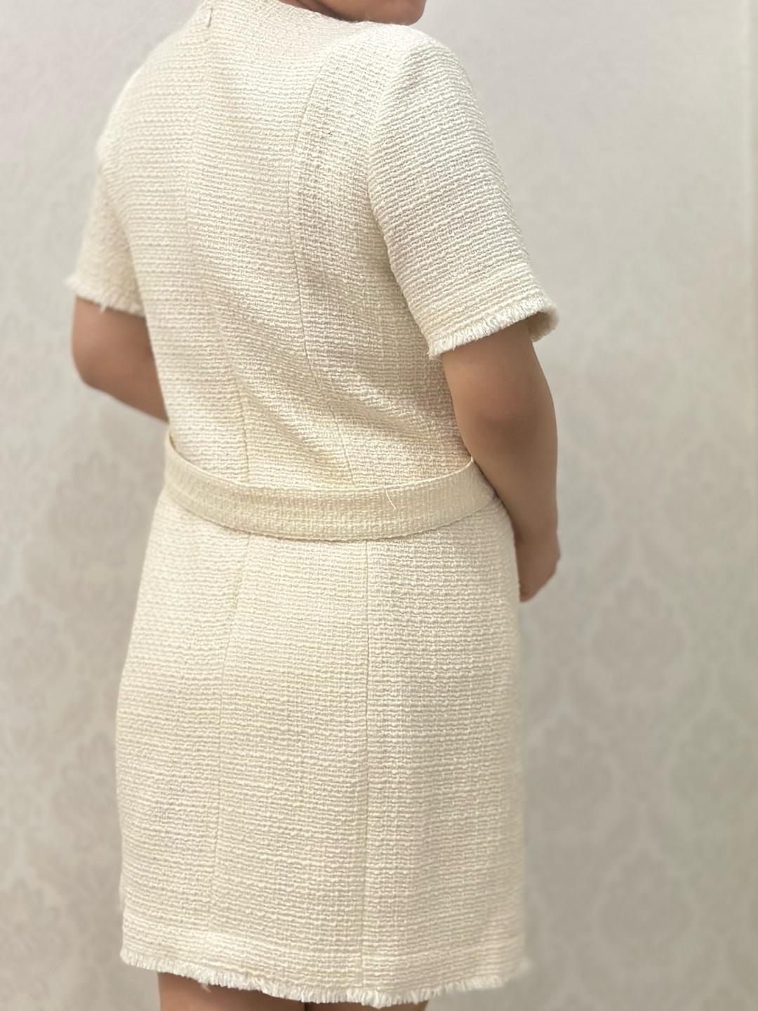 H&M H&M — молочно-белое платье — фото 2