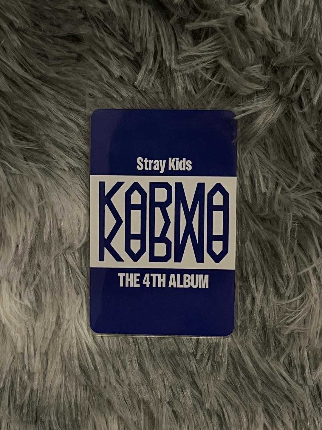 Stray Kids Официальная карта Stray Kids “KARMA” Han Jisung Ver. — фото 2