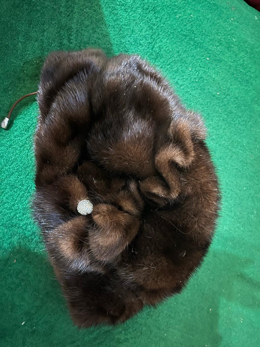 Нет бренда Норковая шапка — фото 2