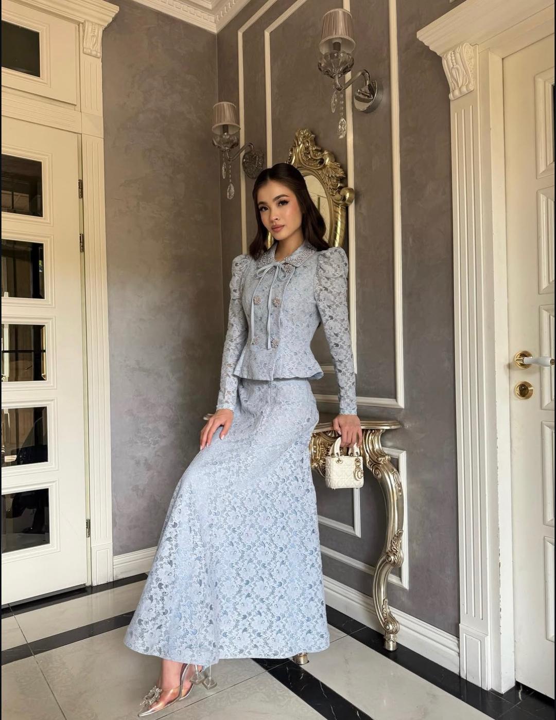 lusabitovna Элегантная двойка в голубом цвете 🦋 от турецкой производства — фото 2