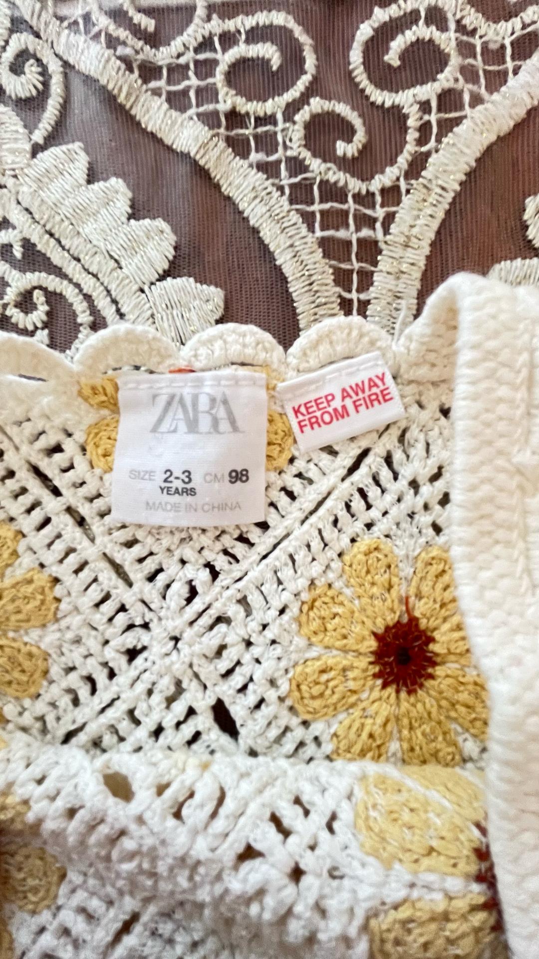 Zara Вязаный сарафан ZARA — фото 2