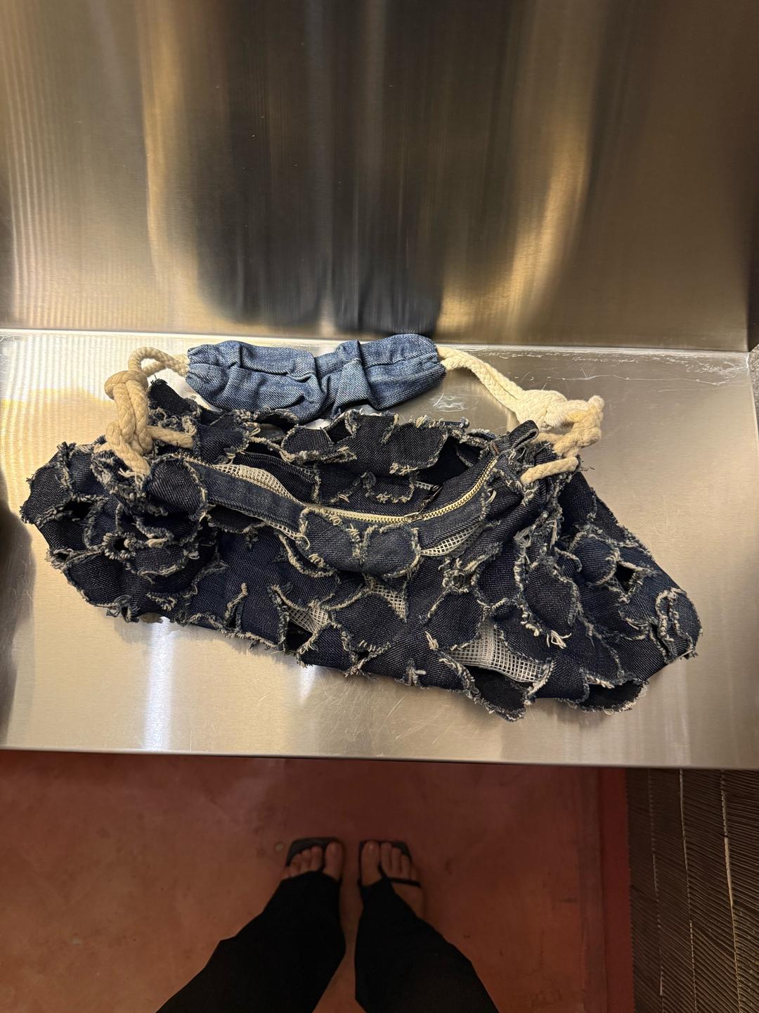 Нет бренда Recycled denim bag — фото 2