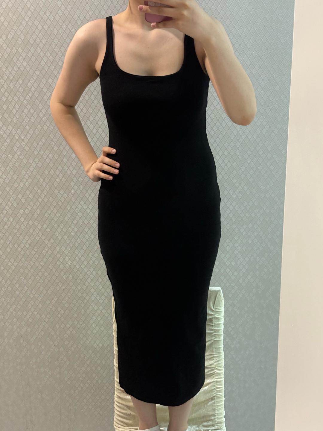 Bershka Черное платье — фото 2