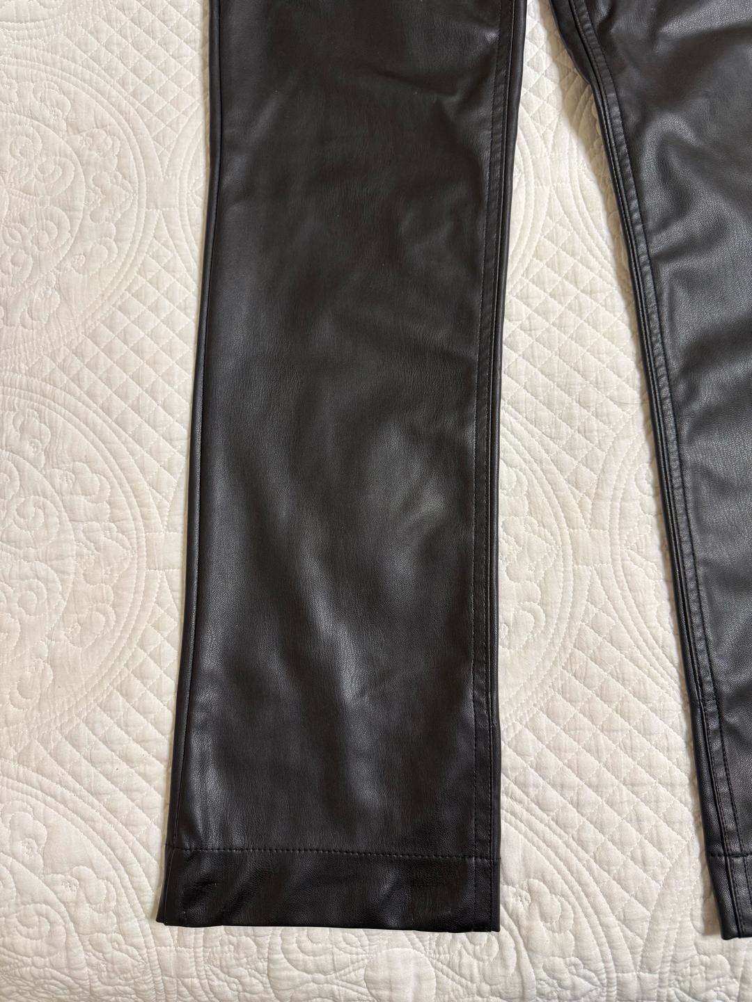 Zara Брюки из экокожи Zara — фото 2