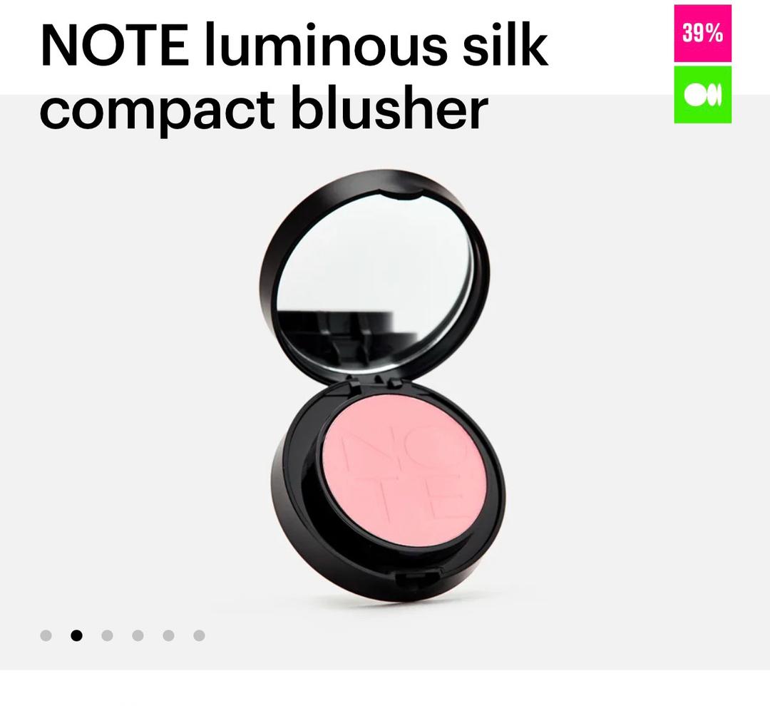 NOTE NOTE luminous silk compact blusher - румяна 06 цвет — фото 2