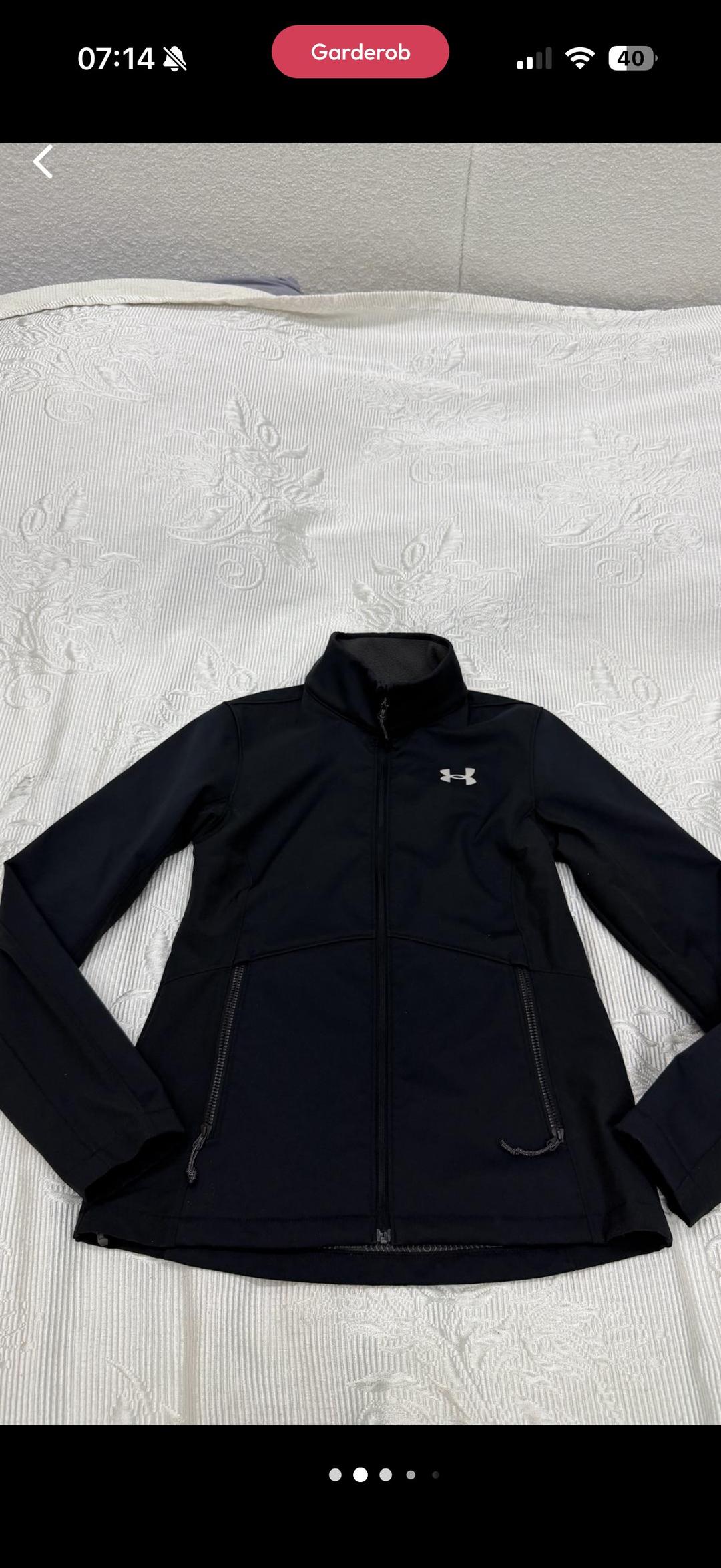 Under Armour Куртка Under Armour на флисе оригинал размер S — фото 2