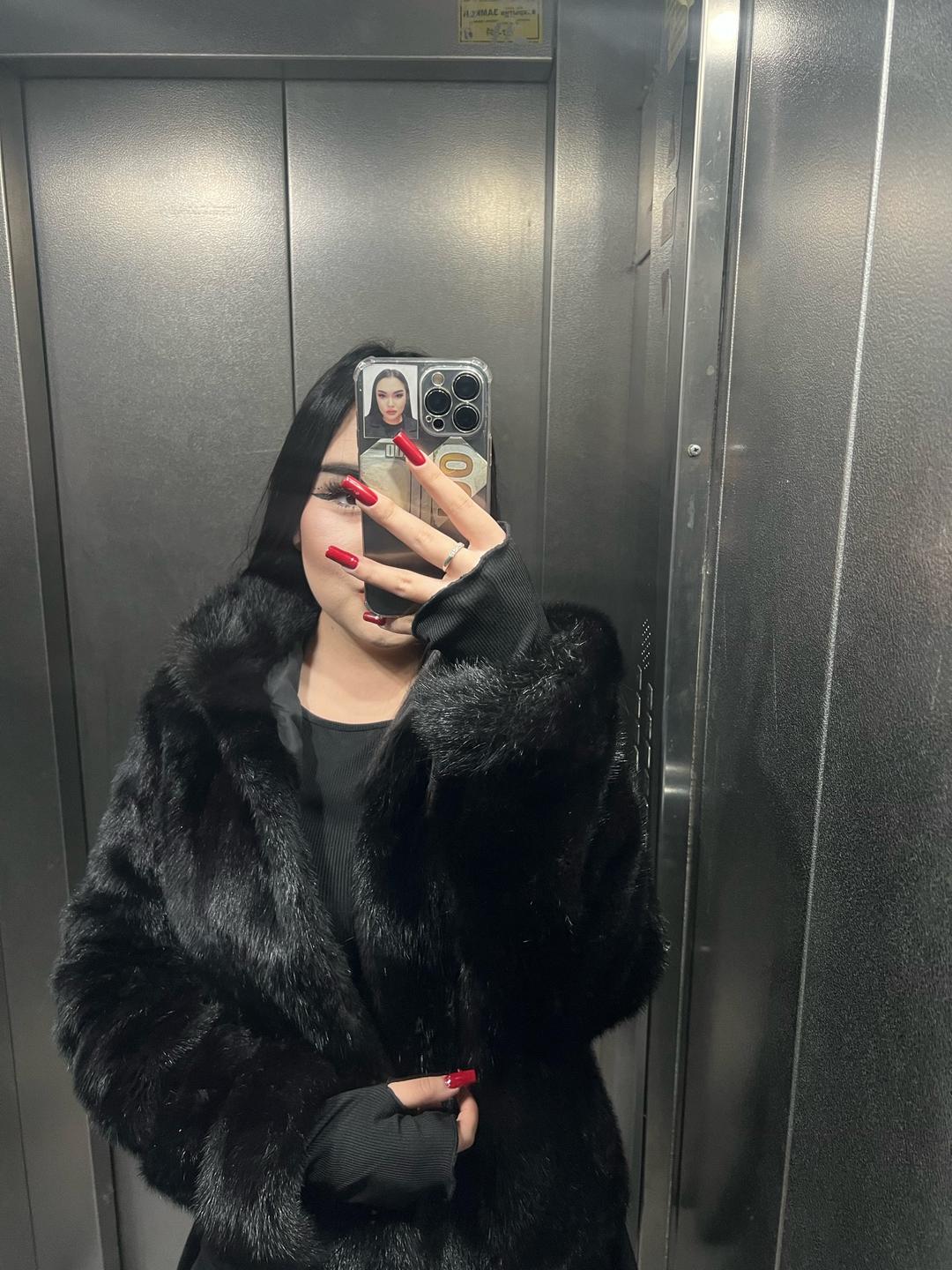 Нет бренда Полушубок из искусственного меха — фото 2