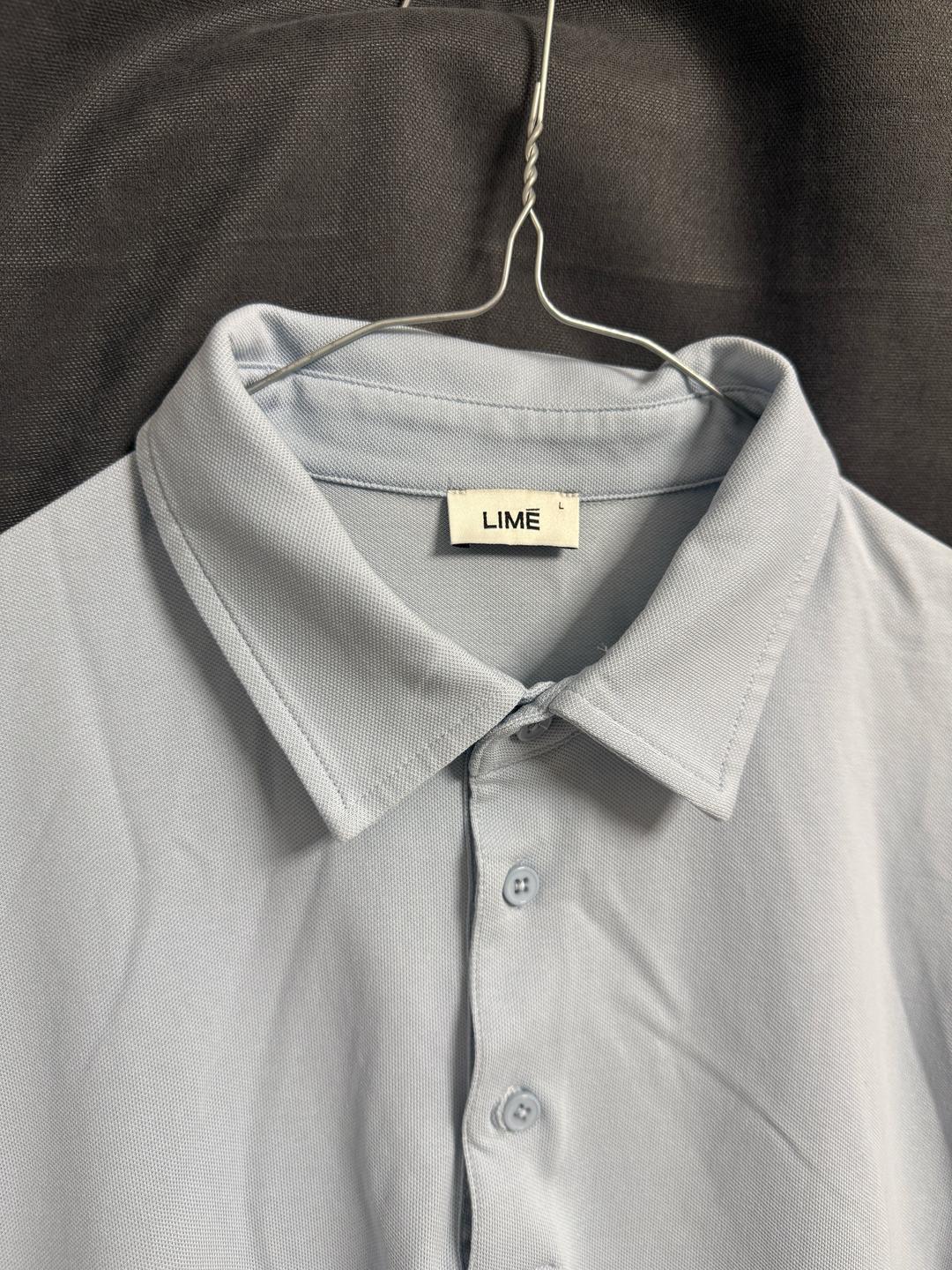 Lime LIME Polo Light Blue / Поло LIME голубое — фото 2