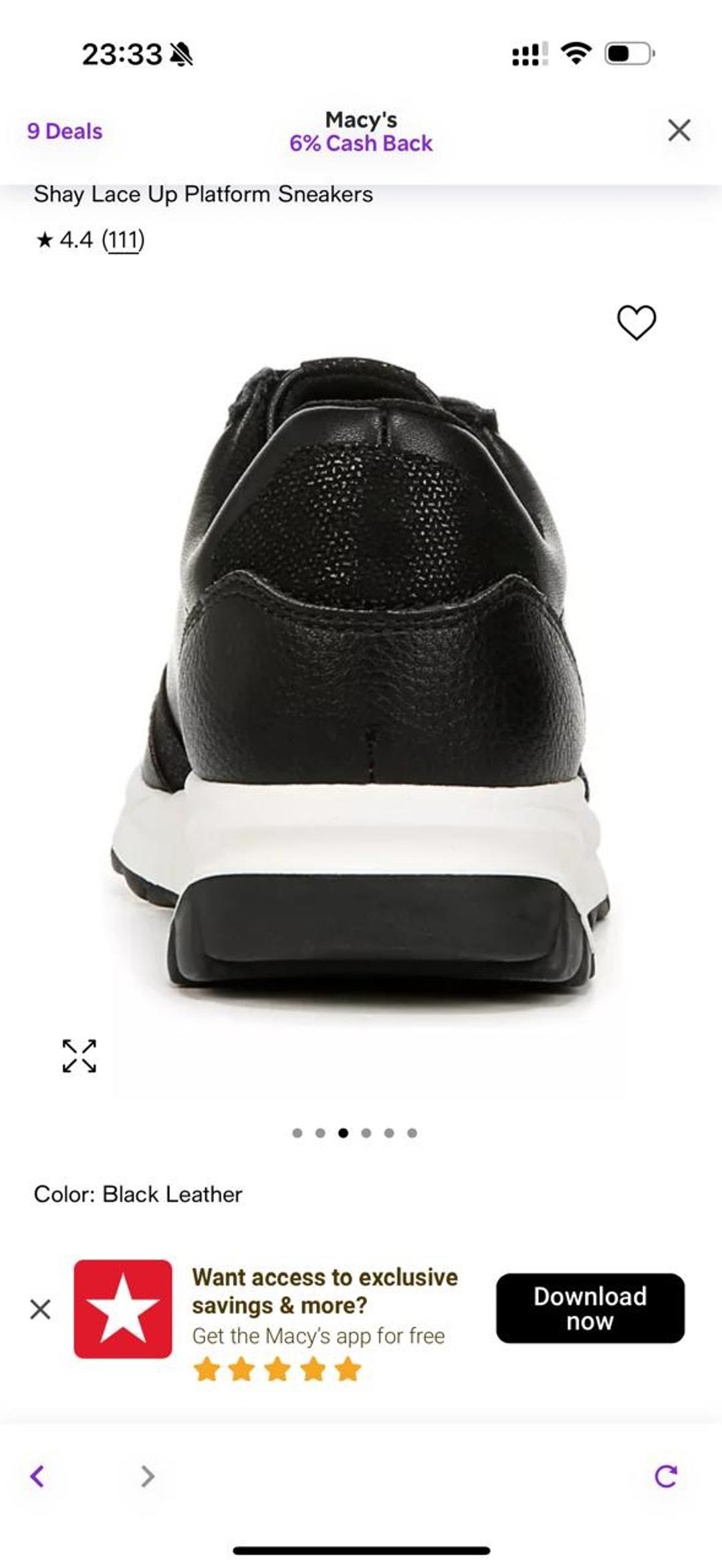 Michael Kors Naturalizer Shay Lace Up Platform Sneakers — фото 2
