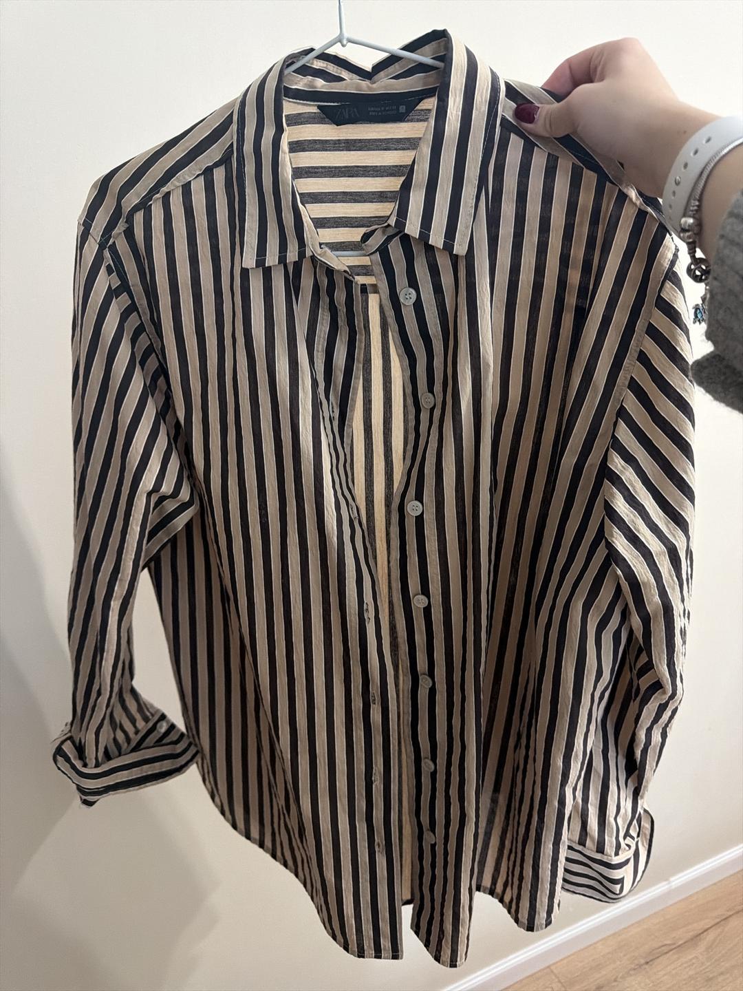 Zara Рубашка ZARA в полоску — фото 2