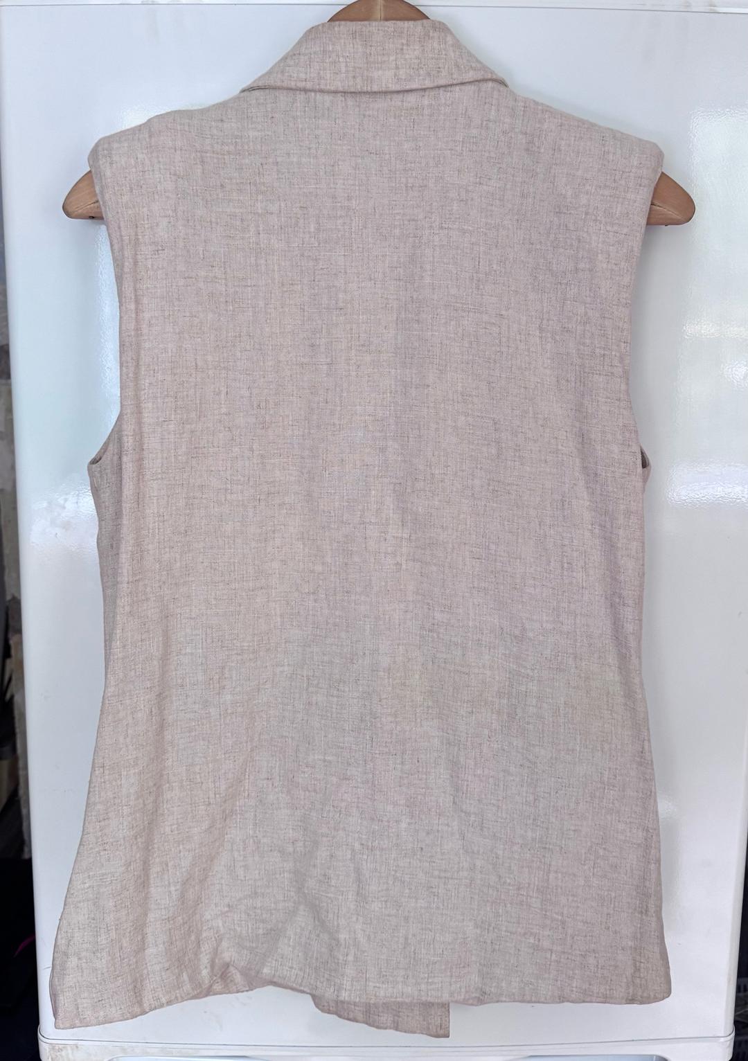 H&M Лен желетка — фото 2