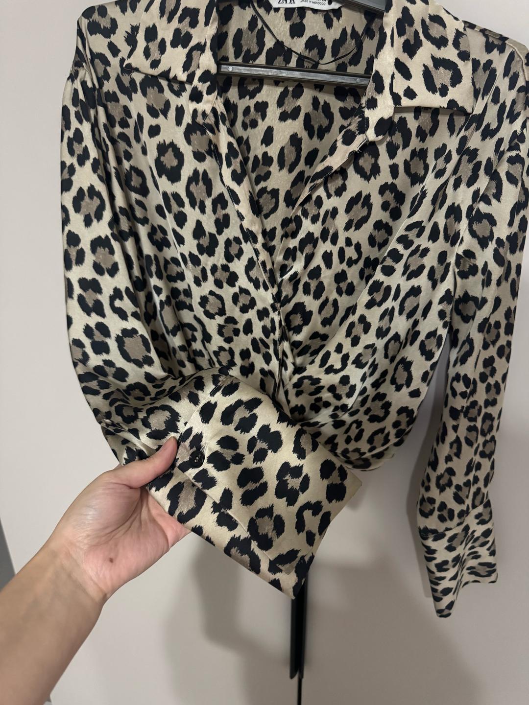 Zara Блуза Zara леопардовая — фото 2