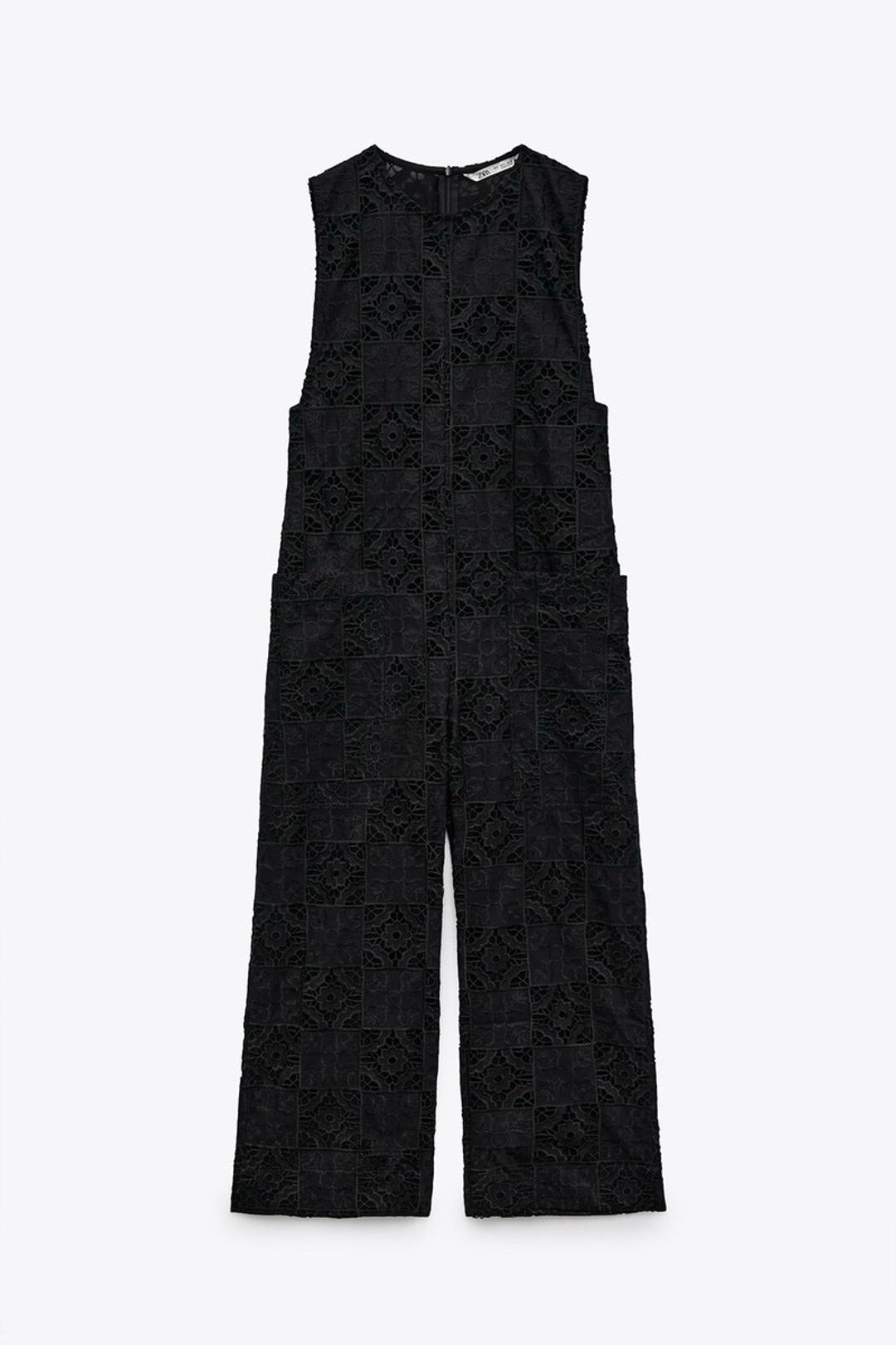Zara Zara комбинезон из кружевной ткани — фото 2