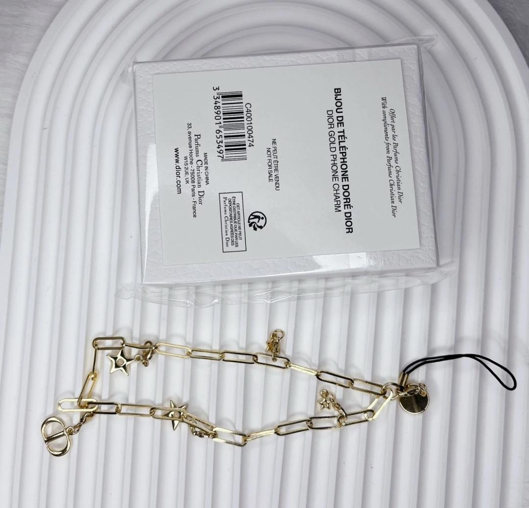 Dior Подвеска для телефона Dior Gold Phone Charm (VIP gift) — фото 2