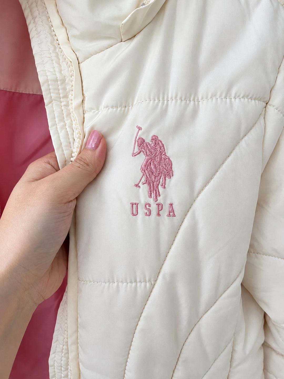 U.S. Polo Assn. Пуховик U.S. Polo Assn. с фигурной стёжкой 🤍🌸 — фото 2
