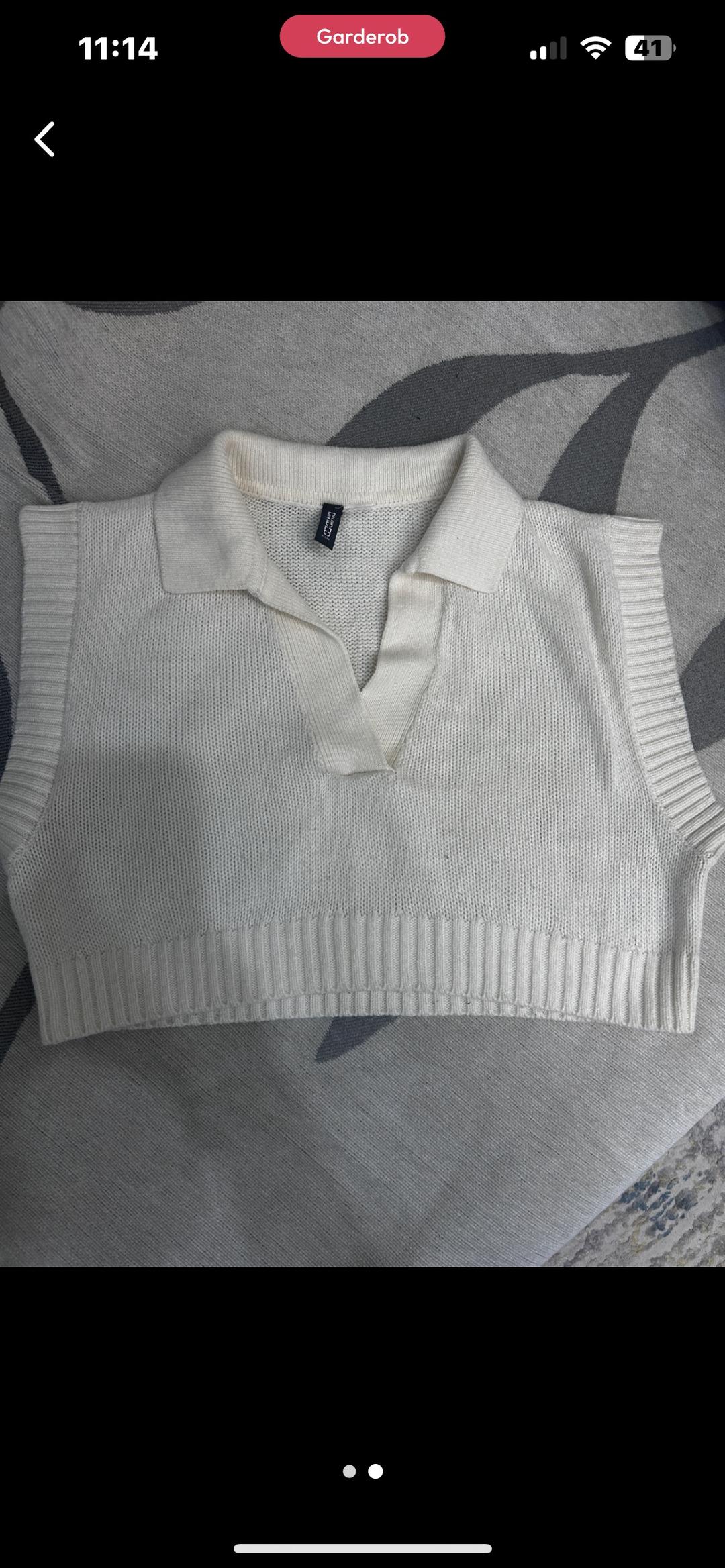 H&M Вязаная жилетка H&M — фото 2