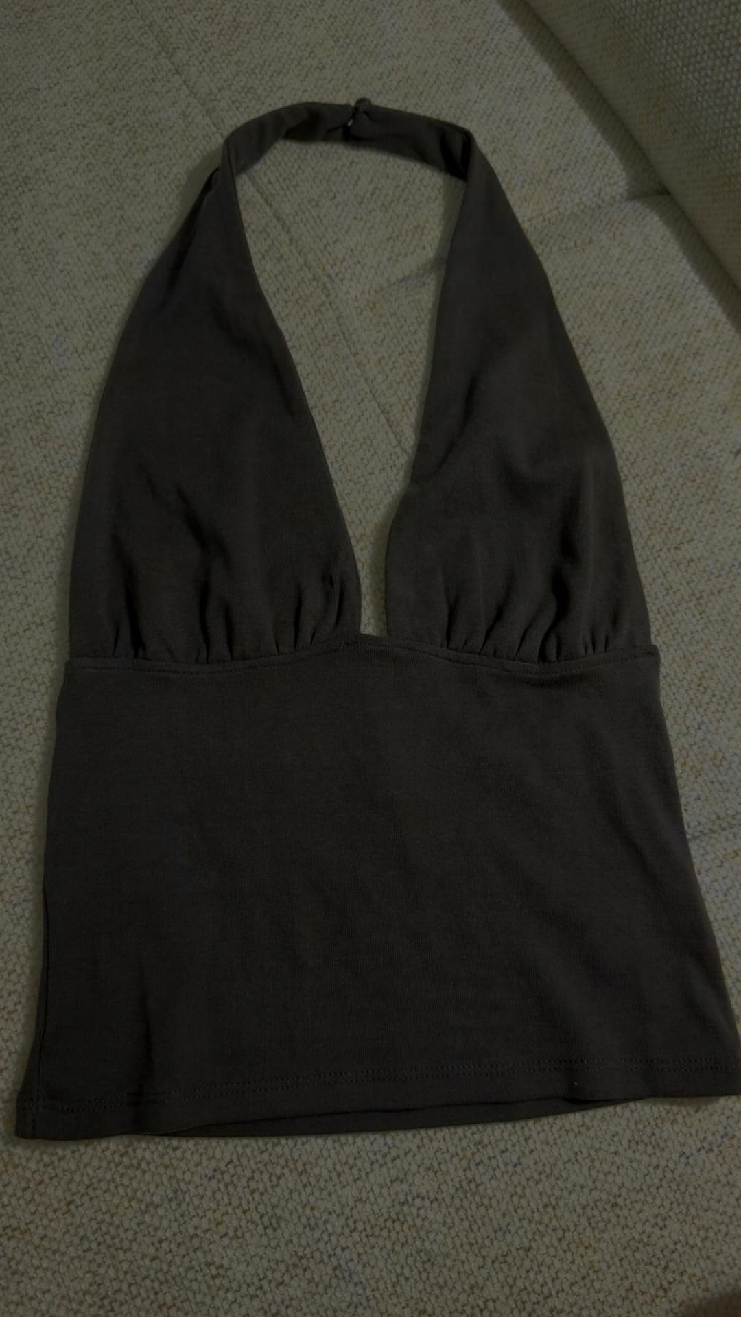 Pull & Bear Коричневый топ с pull&bear — фото 2