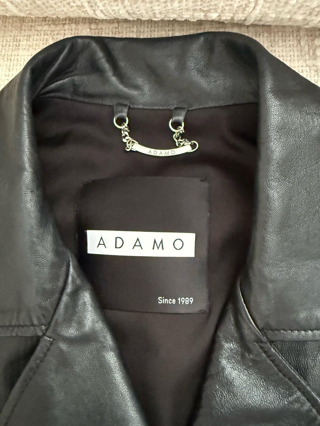 Нет бренда Кожаная куртка Adamo — фото 2