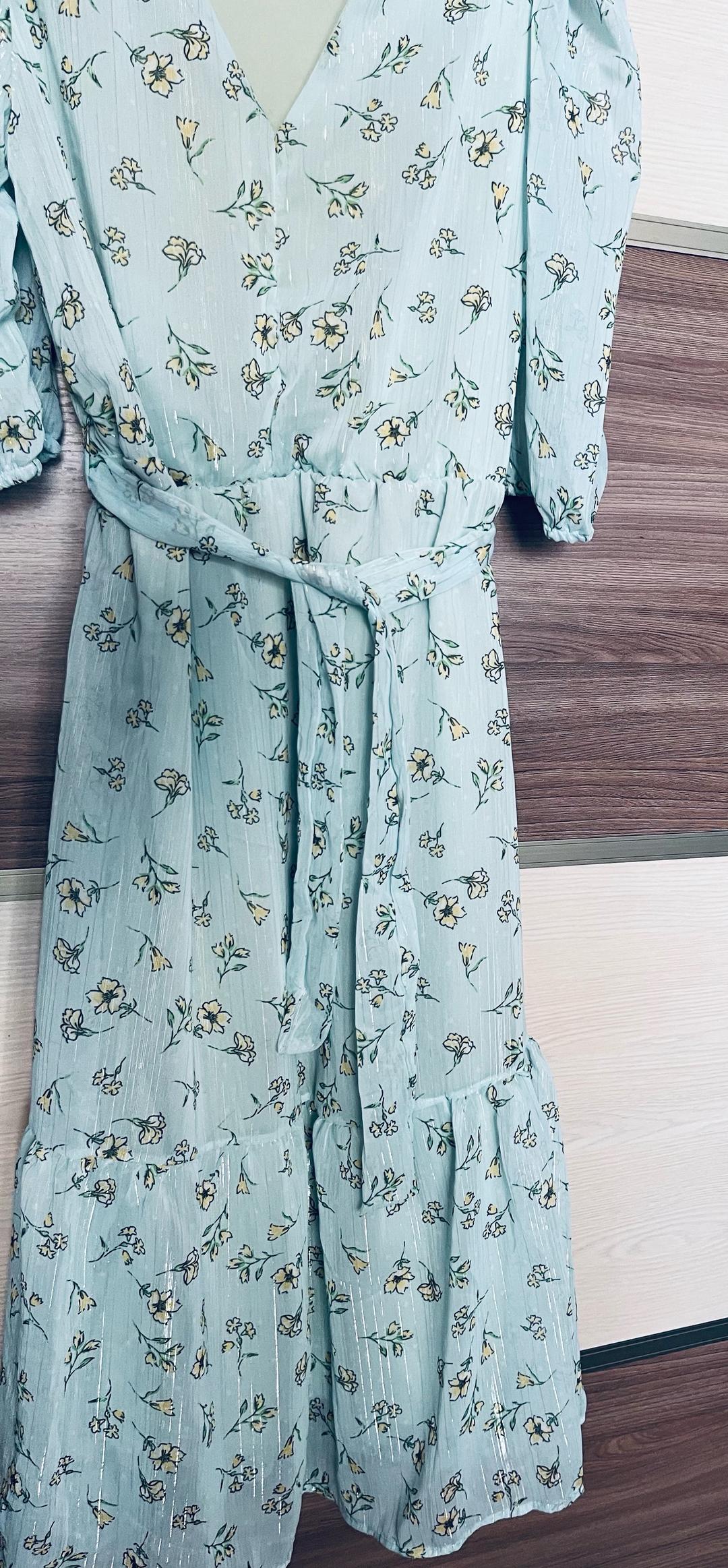 Zara Голубое платье Zara — фото 2