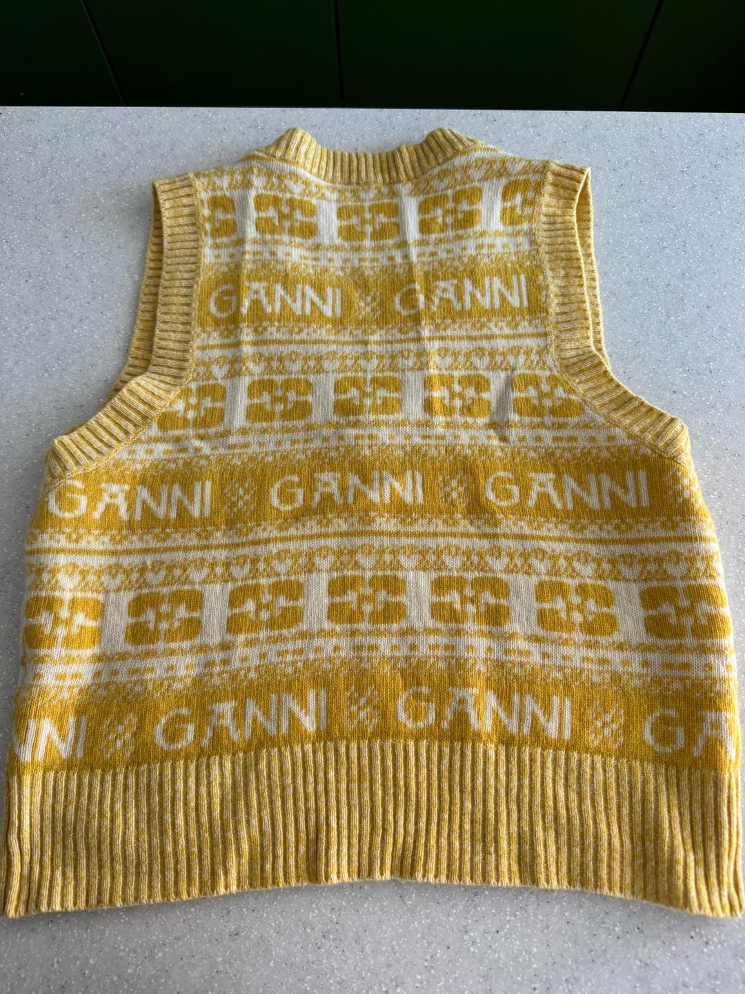 Ganni Трикотажная жилетка GANNI — фото 2