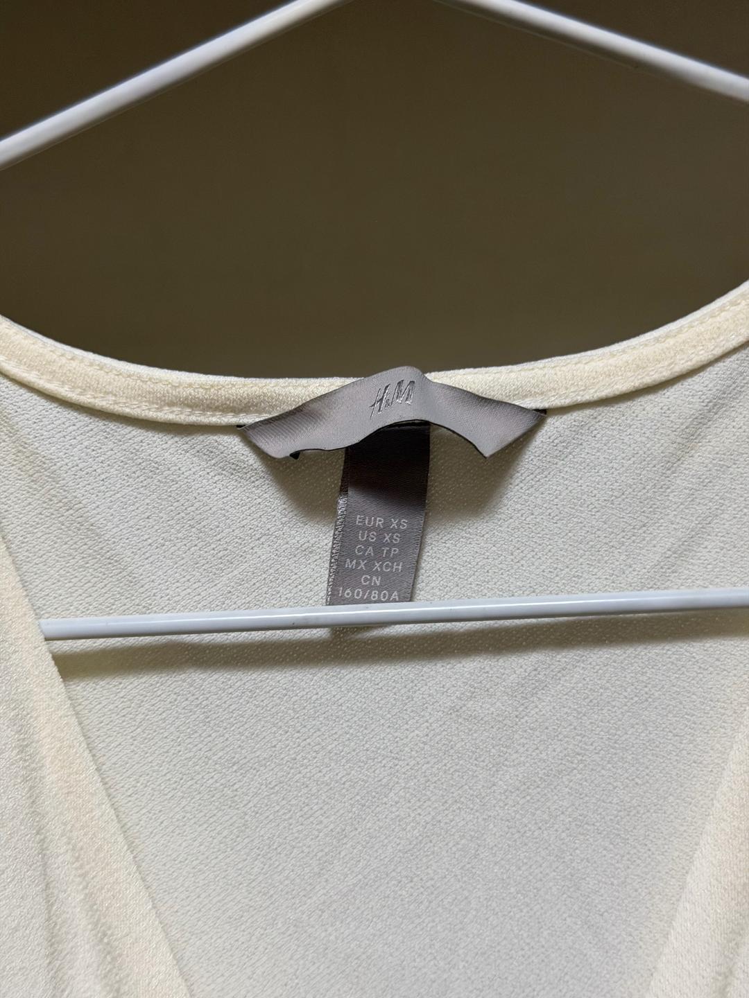 H&M Молочное платье — фото 2