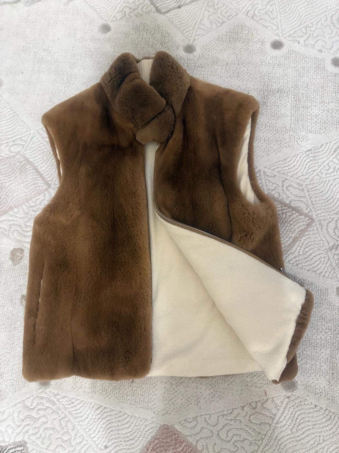 Loro Piana Loro Piana — двухсторонний жилет из норки и baby cashmere — фото 2