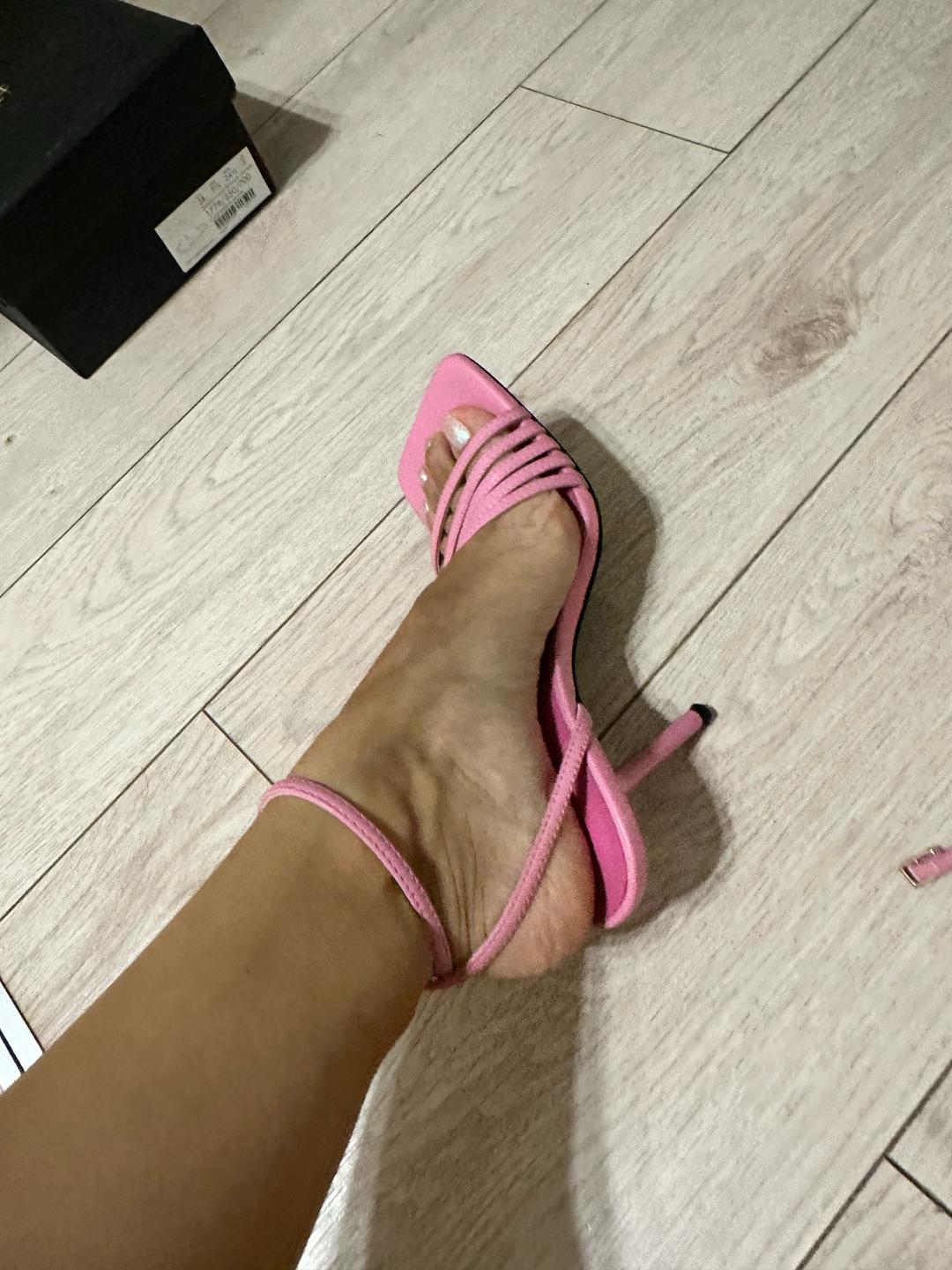 Zara Босоножки ZARA розовые — фото 2