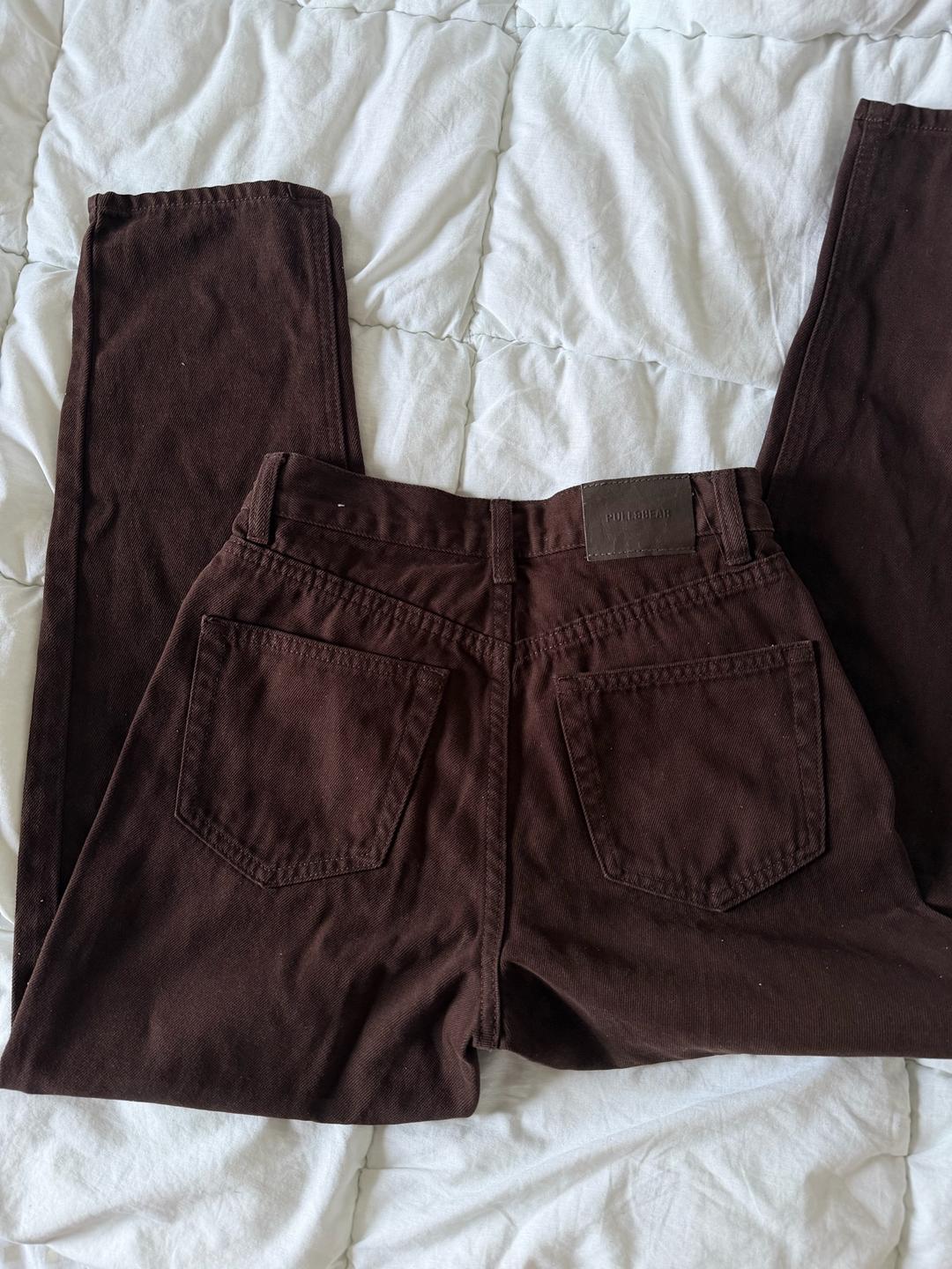 Pull & Bear Джинсы Pull&Bear коричневые 34 — фото 2