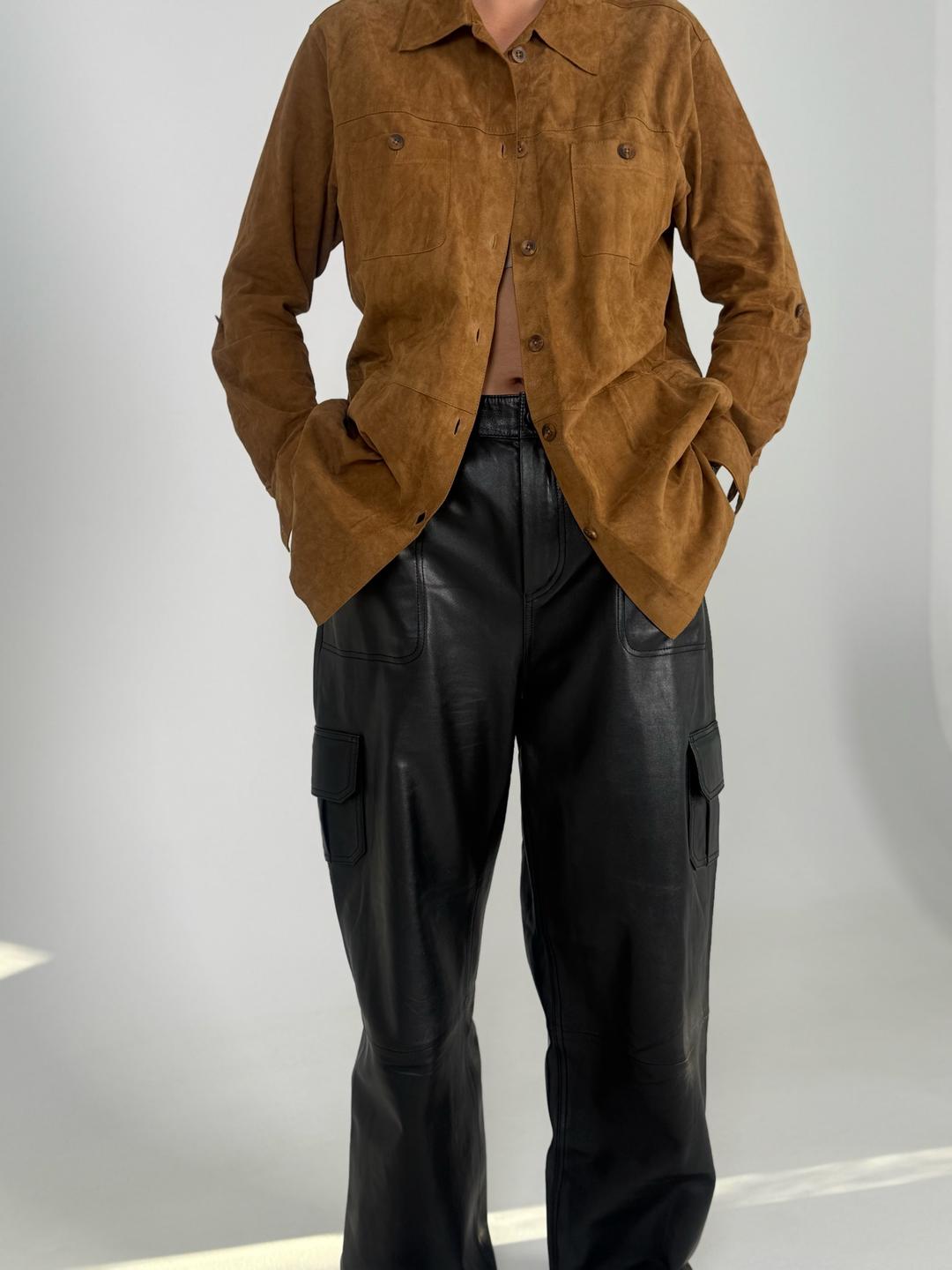 Gerard Darel Замшевая рубашка  Gerard  Darel. — фото 2