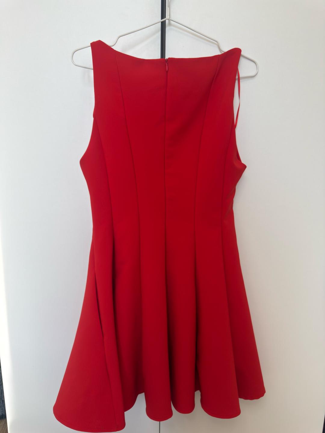 Zara Платье красное — фото 2
