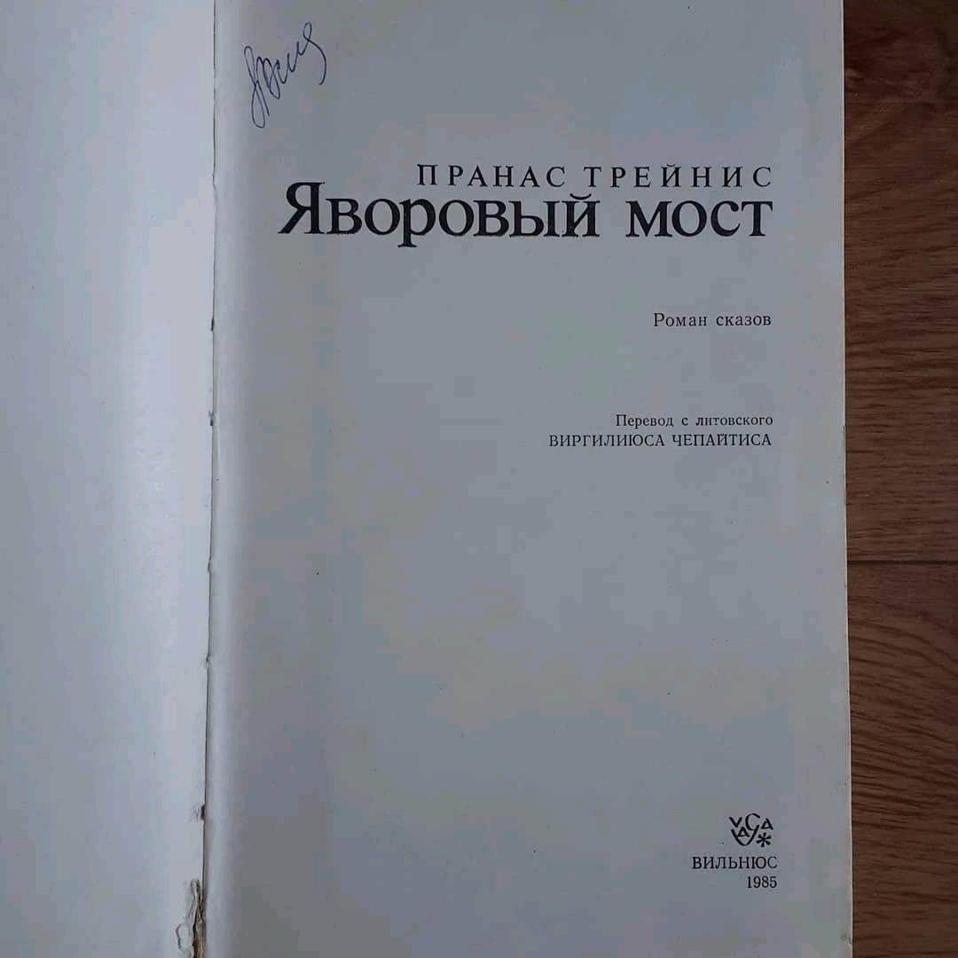 Пранас Трейнис Пранас Трейнис "Яворовый мост" — фото 2
