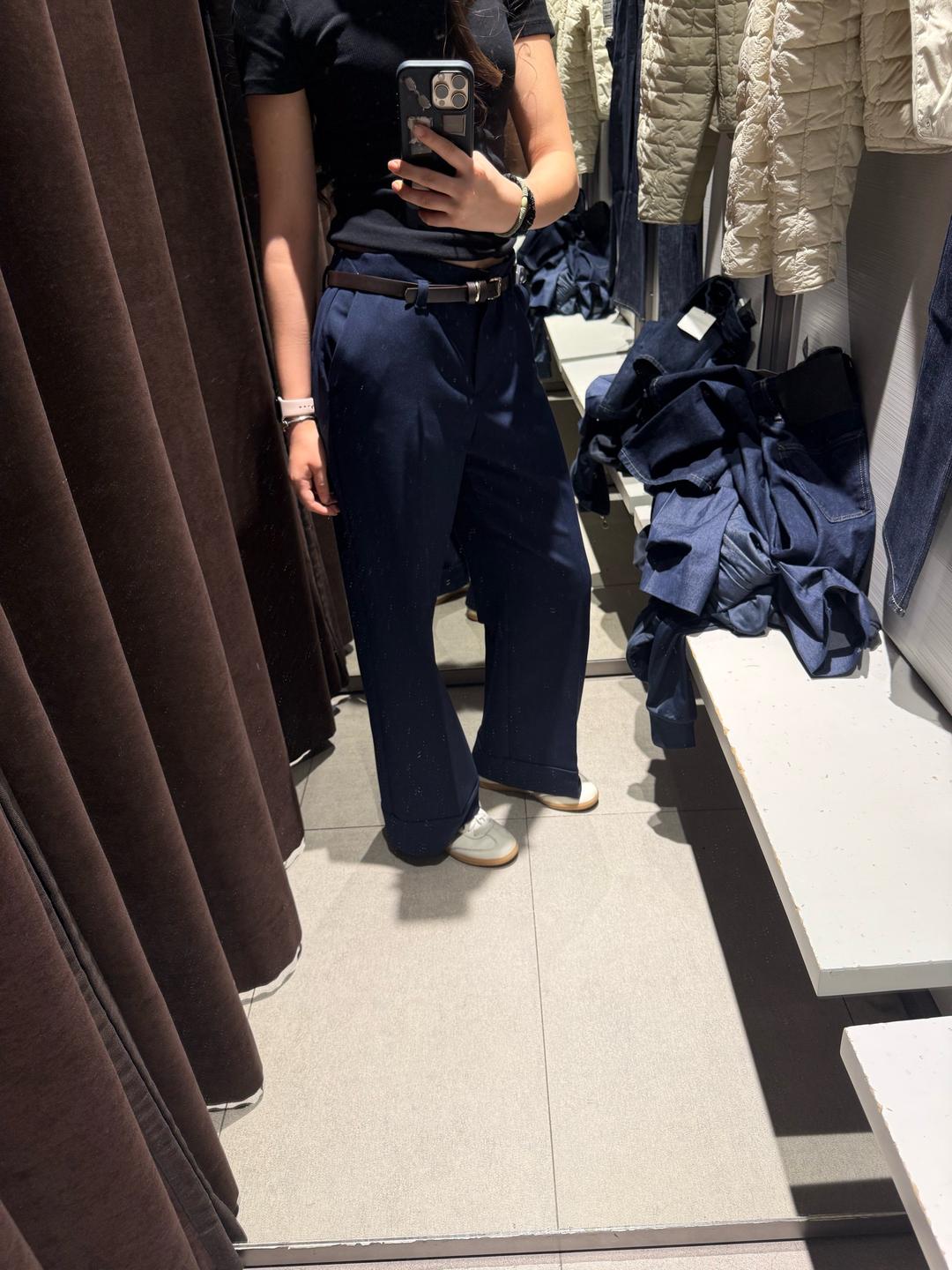 Zara синие штаны из Zara — фото 2