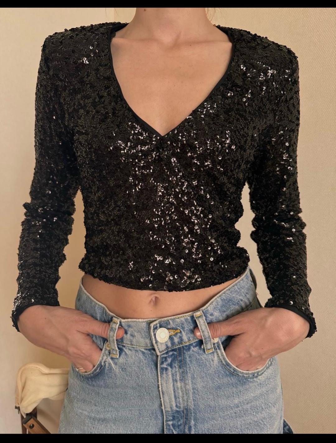 ASOS Топ с пайетками asos — фото 2