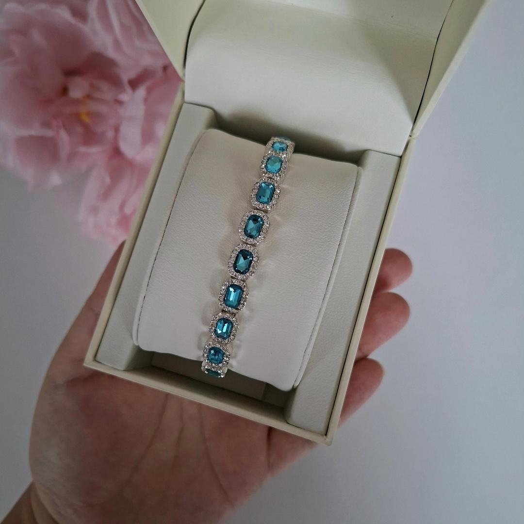 Swarovski Элегантный браслет от британского бренда Jon Richard. — фото 2