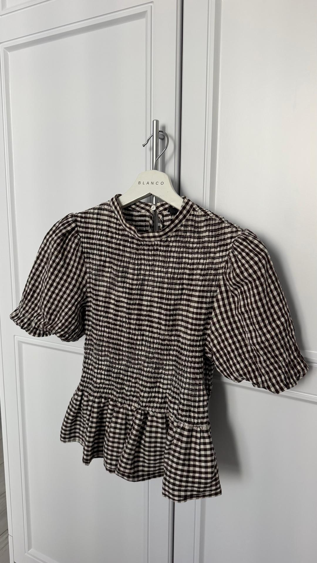 Zara Топ Zara в клетку — фото 2