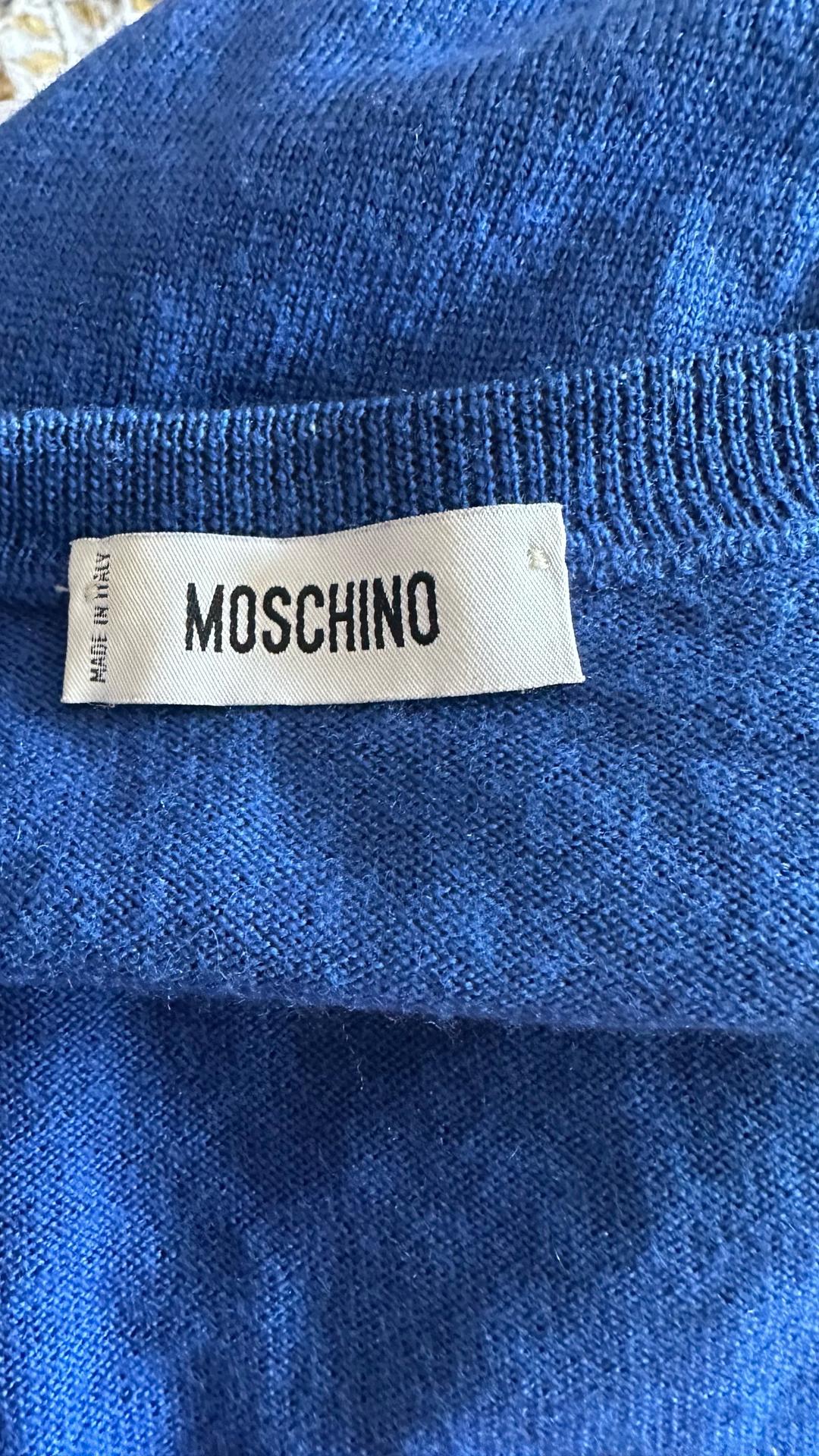 Moschino кардиган Moschino 💙 из шерсти мериноса — фото 2