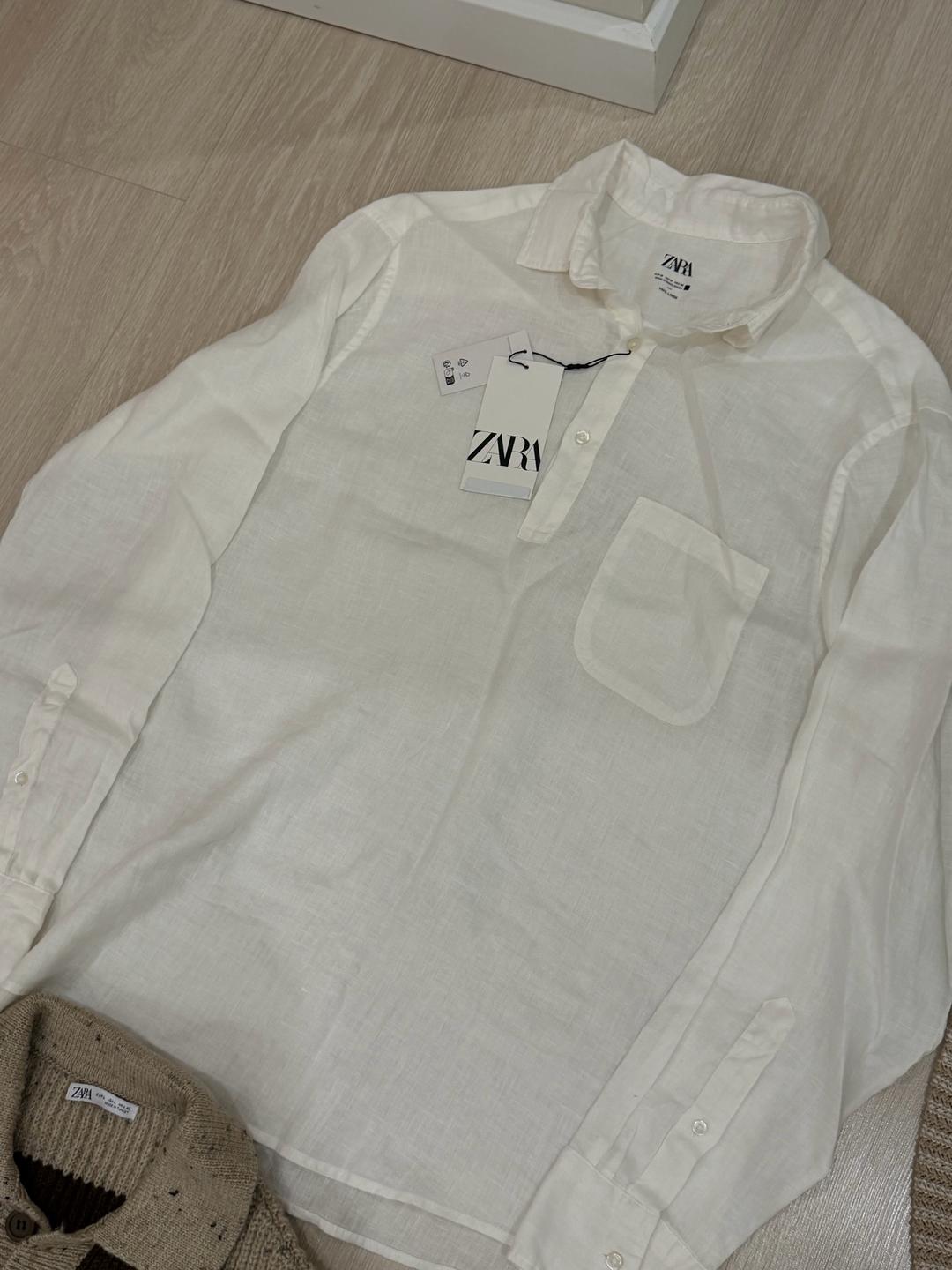 Zara Zara одежда лот: свитер, кардиган, рубашка — фото 2