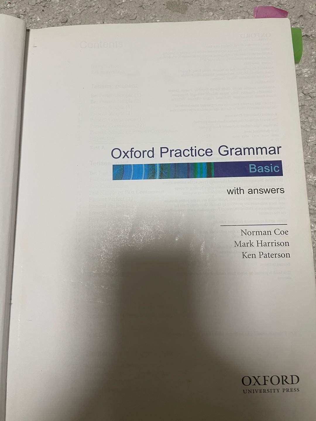 Norman Coe, Mark Harrison, Ken Paterson Oxford Practice Grammar Basic — фото 2
