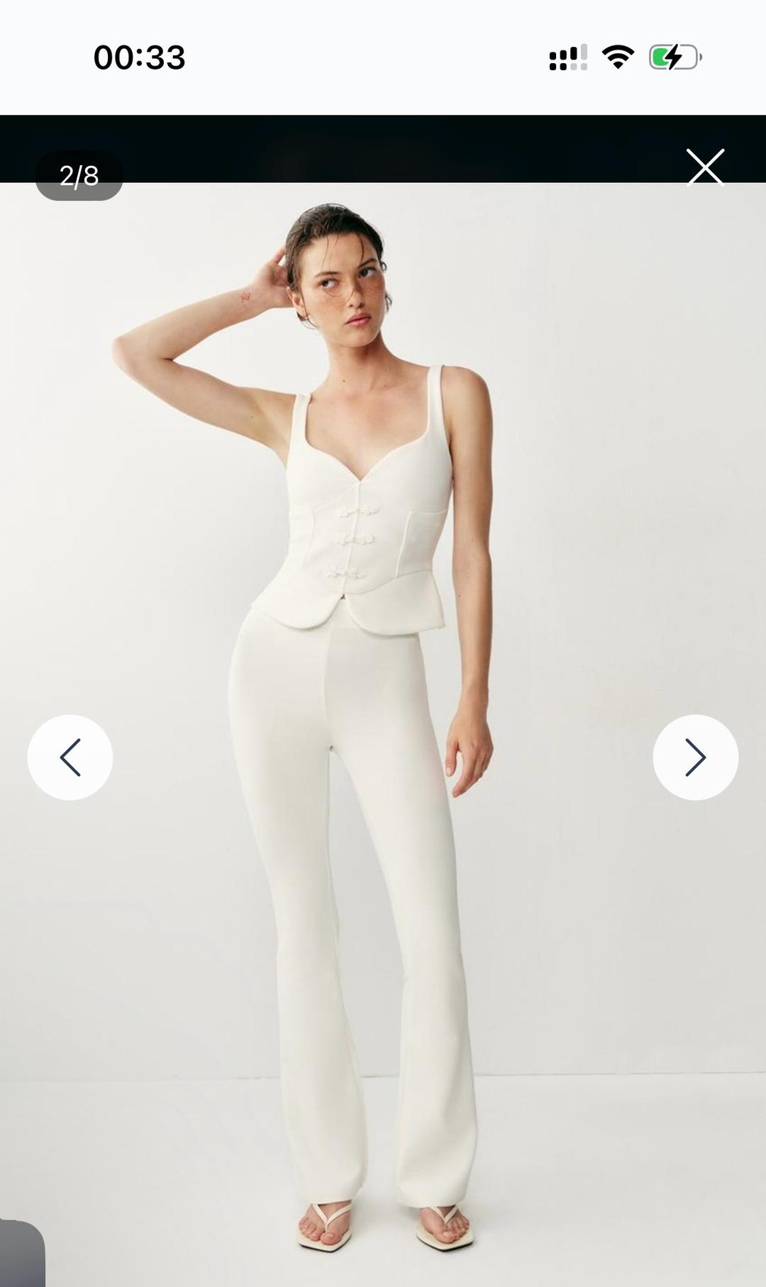 Zara Расклешенные брюки — фото 2