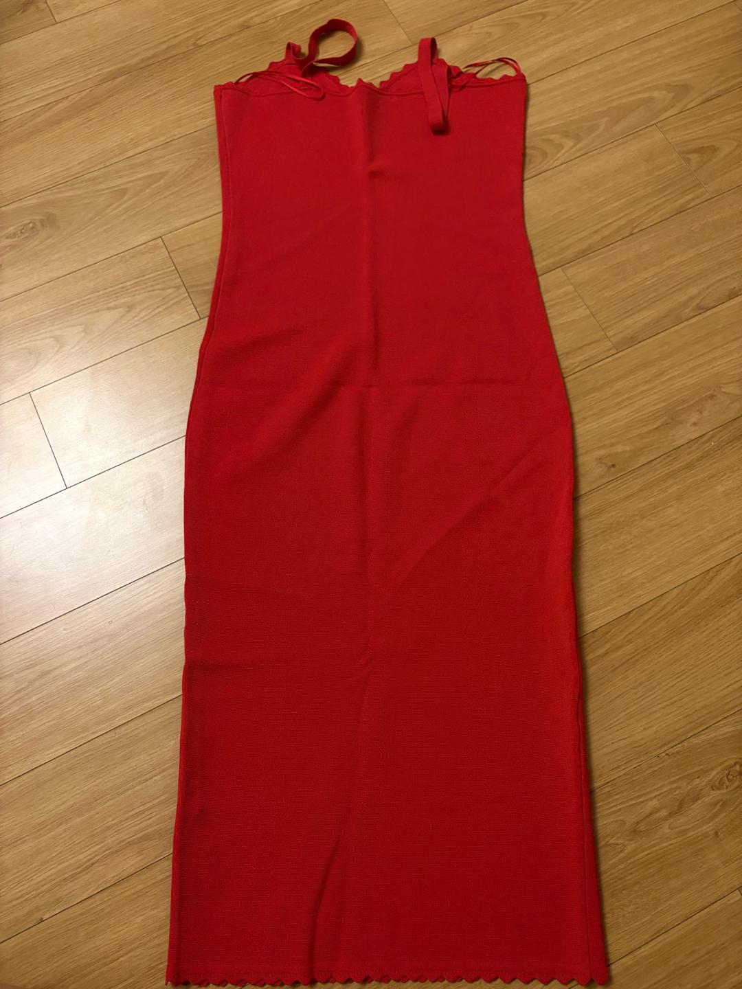 Zara красное платье — фото 2
