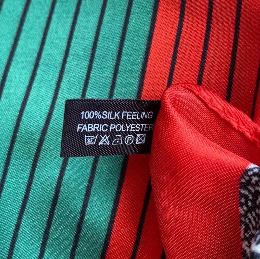платок Платки в стиле Gucci, разные  расцветки в наличии.  Размер: 68×68 см — фото 2