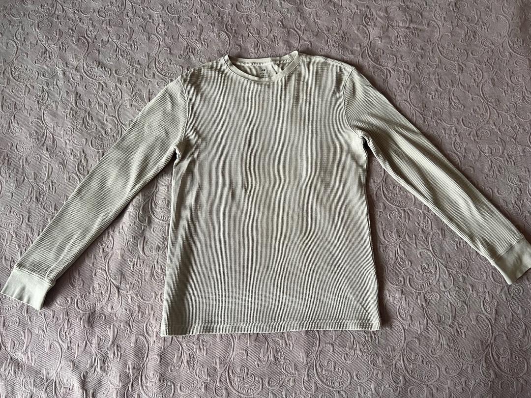 H&M Лонгслив бежевый H&M — фото 2