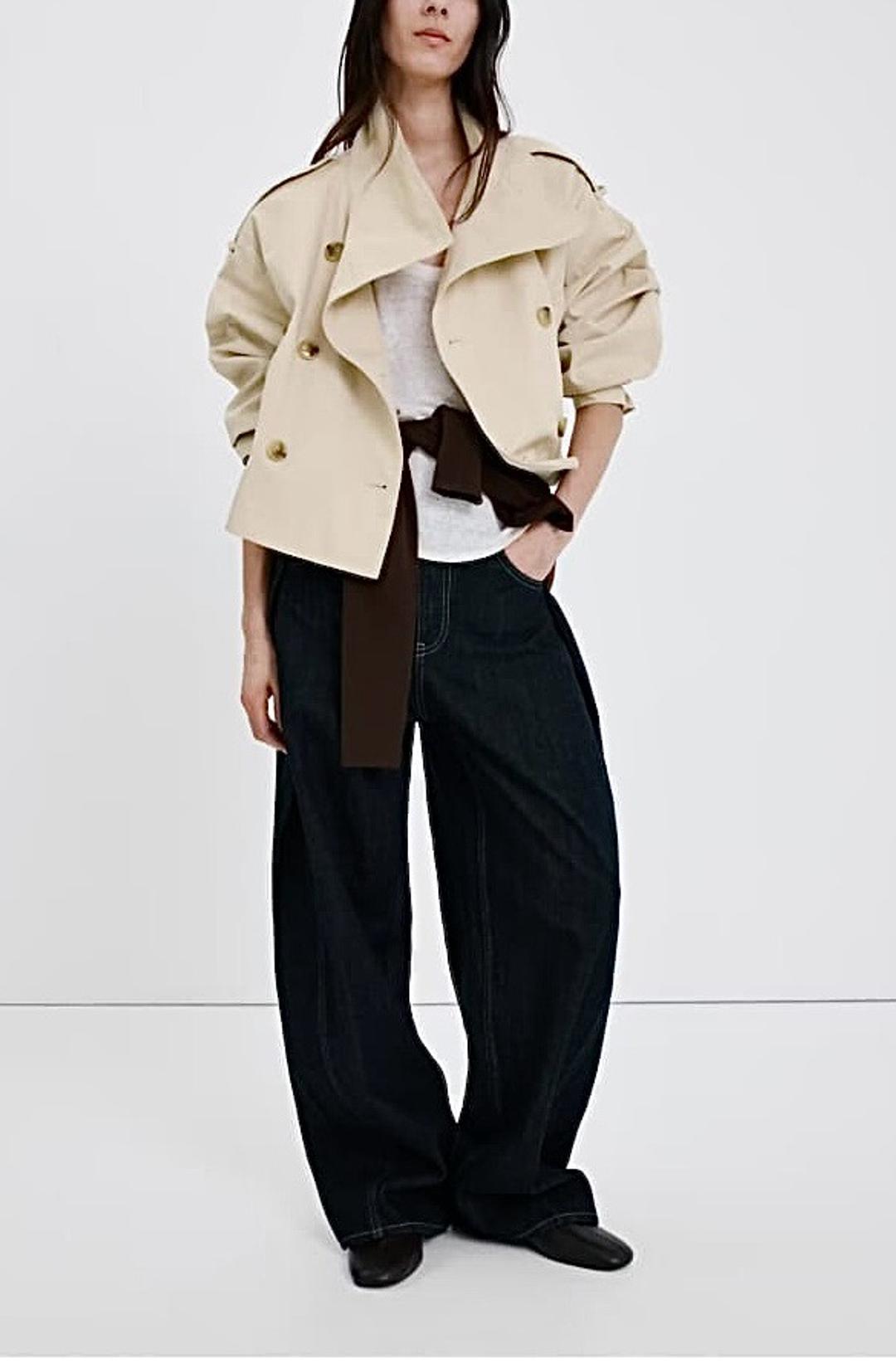 Massimo Dutti Укороченный тренч Massimo Dutti — фото 2