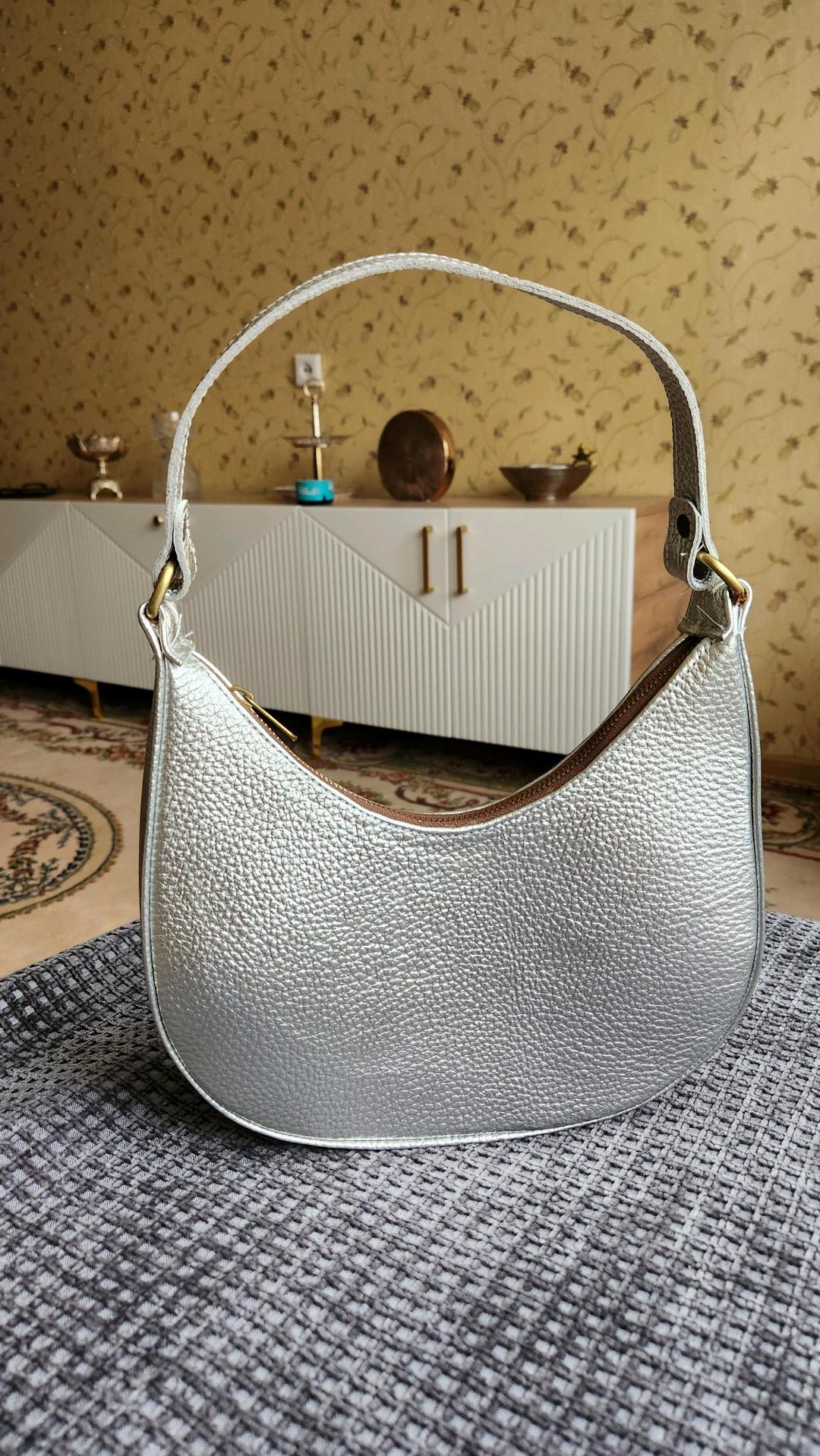 Handmade (ручная работа) Сумочка Хобо кожа — фото 2